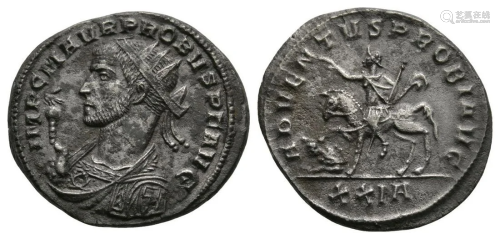 Probus - Adventus Silvered AE Antoninianus