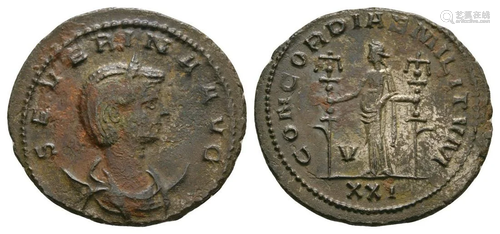 Severina - Concordia Militum AE Antoninianus