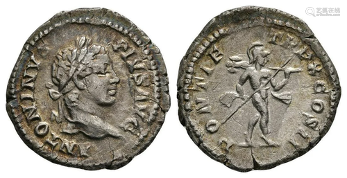 Caracalla - Mars Advancing Denarius