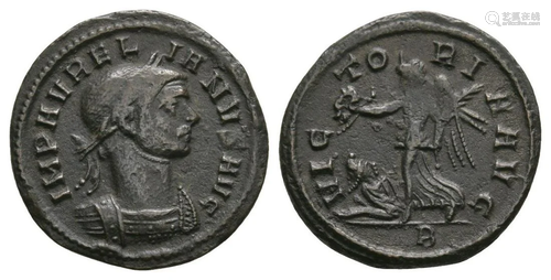 Aurelian - Victory AE Denarius