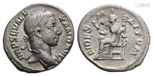 Severus Alexander - Fides Militum Denarius