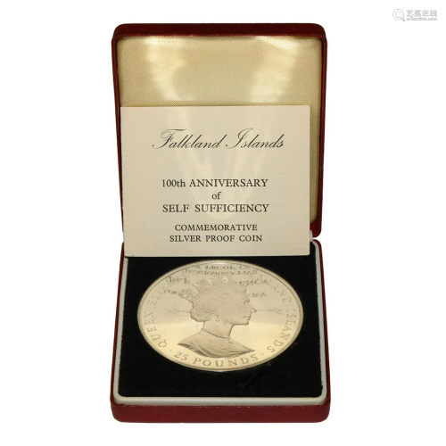 Falkland Islands - 1985 - RM Proof Silver £25