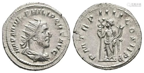 Phillip I - Felicitas AR Antoninianus