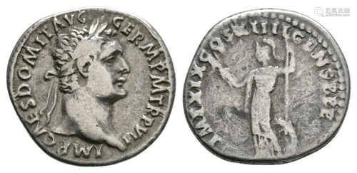 Domitian - Minerva AR Denarius