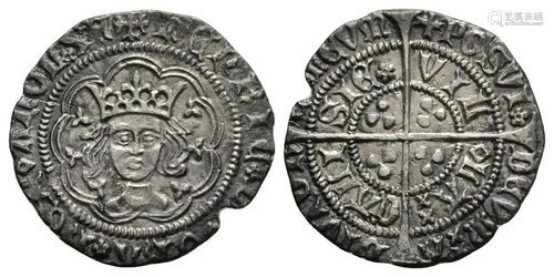 Henry VI - Calais - Rosette Mascle Halfgroat