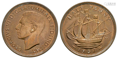 George VI - 1937 - Halfpenny