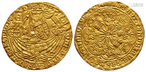 Edward IV - Bristol Mint - Gold Rose Ryal