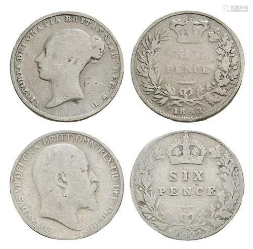 Victoria and Edward VII - Sixpence Group