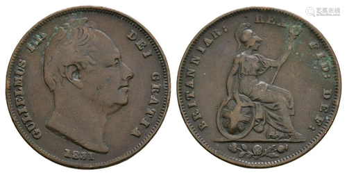 William IV - 1831 - Farthing