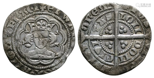 Edward III - London - Pre Treaty Halfgroat