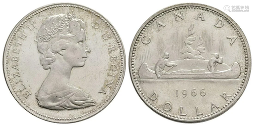 Elizabeth II - Canada - 1966 - Dollar