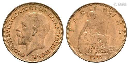 George V - 1929 - Farthing