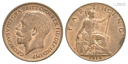 George V - 1919 - Farthing