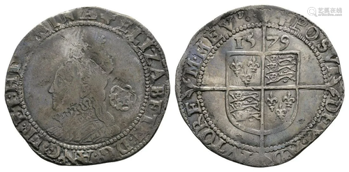 Elizabeth I - 1579 - Sixpence