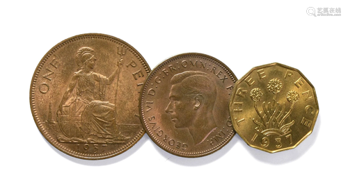 George VI - 1937 - 3d, 1d and 1/2d [3]