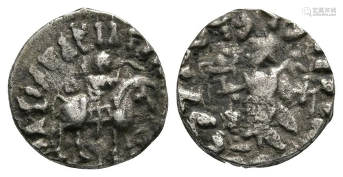 Indo-Scythian - Azes II Horseman Drachm (?)