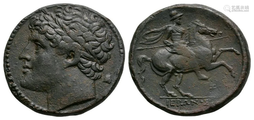 Syracuse - Heiron II - Horseman Hemilitron