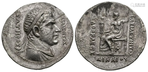 Agathokles - Bactria - Pantaleon Tetradrachm