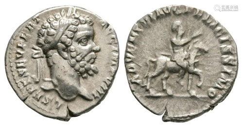 Septimius Severus - Emperor Riding AR Denarius
