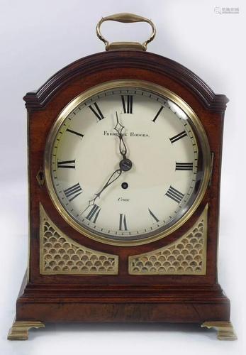 EARLY 19TH-CENTURY MAHOGANY CASED BRACKET CLOCK