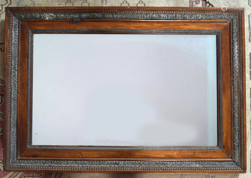 19TH-CENTURY MOULDED FRAMED MIRROR