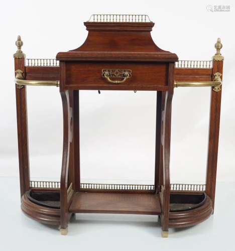 19TH-CENTURY SCOOLBRED STICK STAND