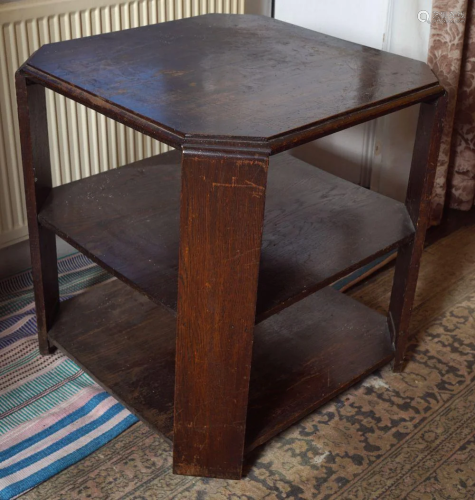 MID 20TH-CENTURY OAK OPEN BOOK STAND