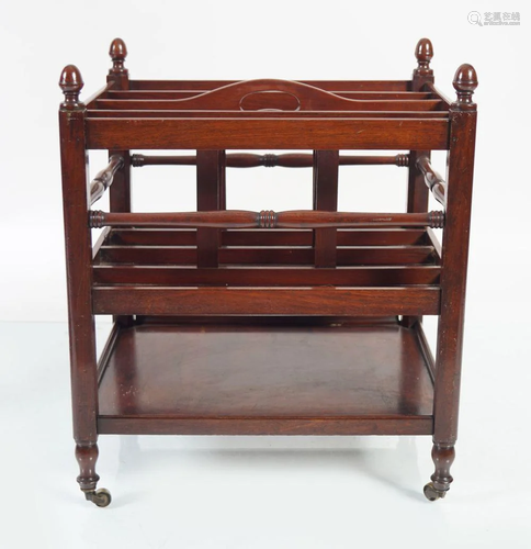 REGENCY PERIOD MAHOGANY CANTERBURY