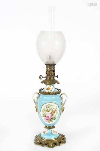 PAIR OF FRENCH PORCELAIN LAMPS