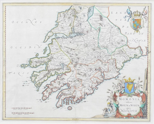 LATE 16TH-CENTURY MAP OF MUNSTER