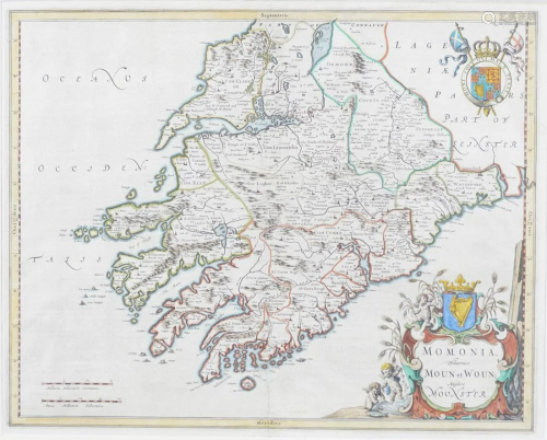 LATE 16TH-CENTURY MAP OF MUNSTER