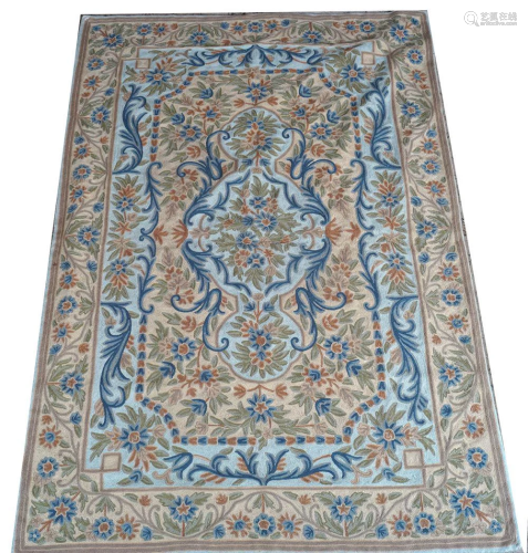 KASHMIRI CREWEL WORK RUG