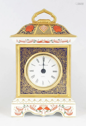 ROYAL CROWN DERBY CARRIAGE CLOCK