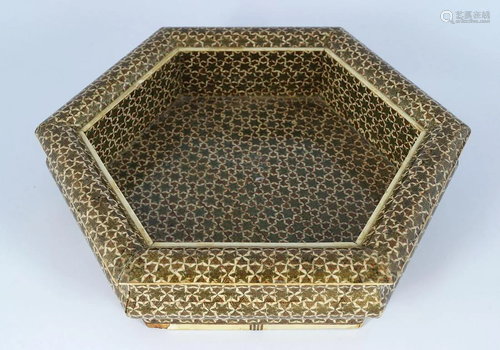 PERSIAN POLYCHROME MOSAIC BOWL