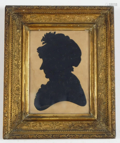 19TH-CENTURY SILHOUETTE