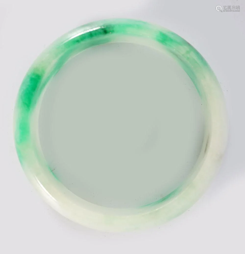 CHINESE CELADON JADE BANGLE