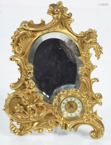 19TH-CENTURY ORMOLU VANITY MIRROR