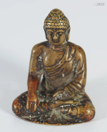 CHINESE QING BRONZE BUDDHA