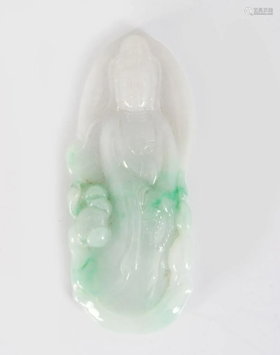 CHINESE CELADON JADE PENDANT