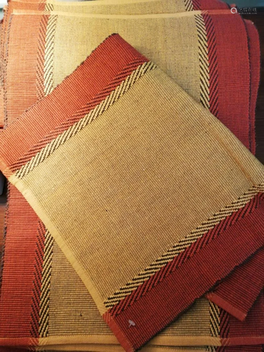 SET OF 6 HAND LOOMED PLACE MATS