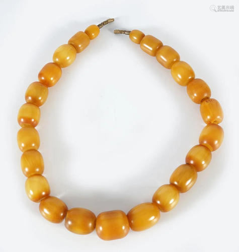 AFRICAN AMBER NECKLACE