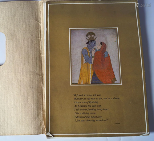 SET OF 12 INDIAN ILLUSTRATED PRINTS