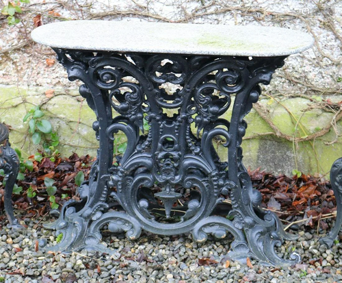 19TH-CENTURY COALBROKEDALE DESIGN PATIO TABLE