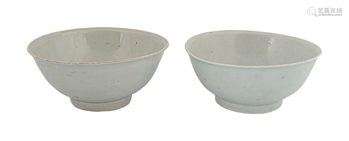 PAIR OF EARLY CHINESE CELADON BOWLS