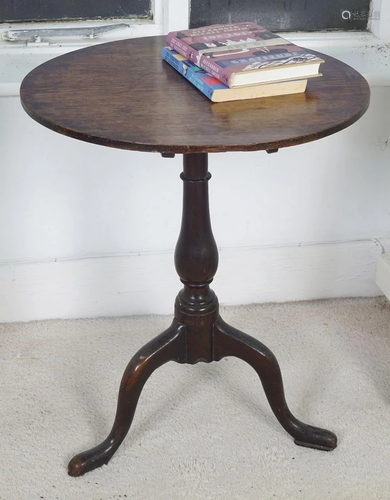 18TH-CENTURY OAK SNAP TOP TABLE