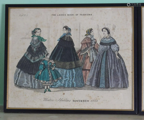 PAIR OF 19TH-CENTURY FASHION RELATED PRINTS