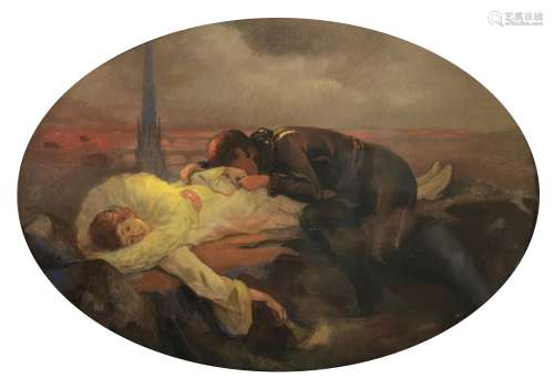 De Boever J.F., bill and coo, pastel on cardboard, 67 x 96 cm