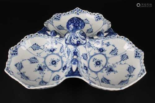 Royal Copenhagen Musselmalet Vollspitze Kabarettschale, porcelain bowl 1005,Royal Cope