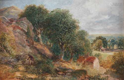 Frederick Henry Henshaw (1807-1891) Coldharbou Surrey von 1881, England, landscape,Fre