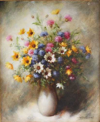 Pierre Sorel (*1938) Blumenstillleben, floral still life,Pierre Sorel (*1938) Blumenst